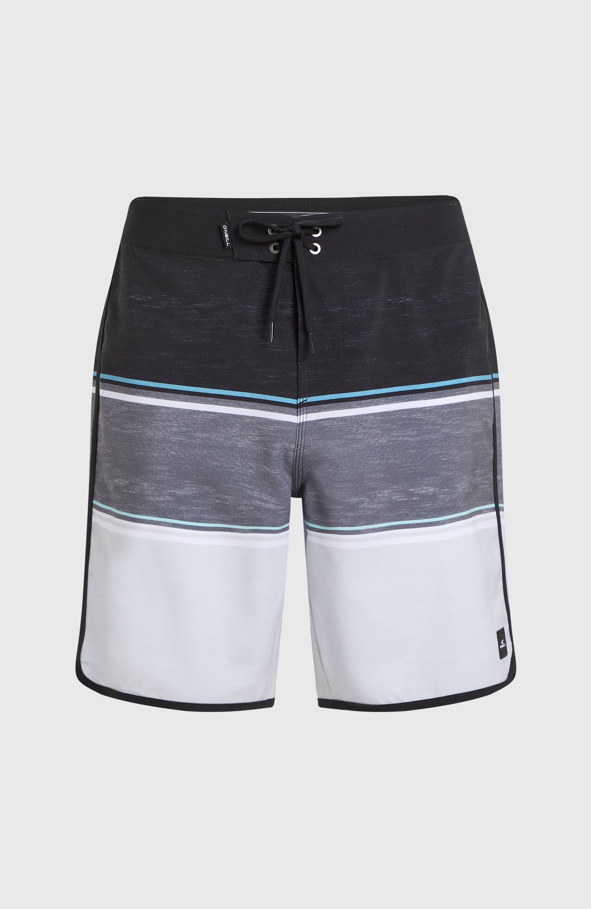 Lennox Scallop 19'' Boardshorts Men - Black Out Colour Block