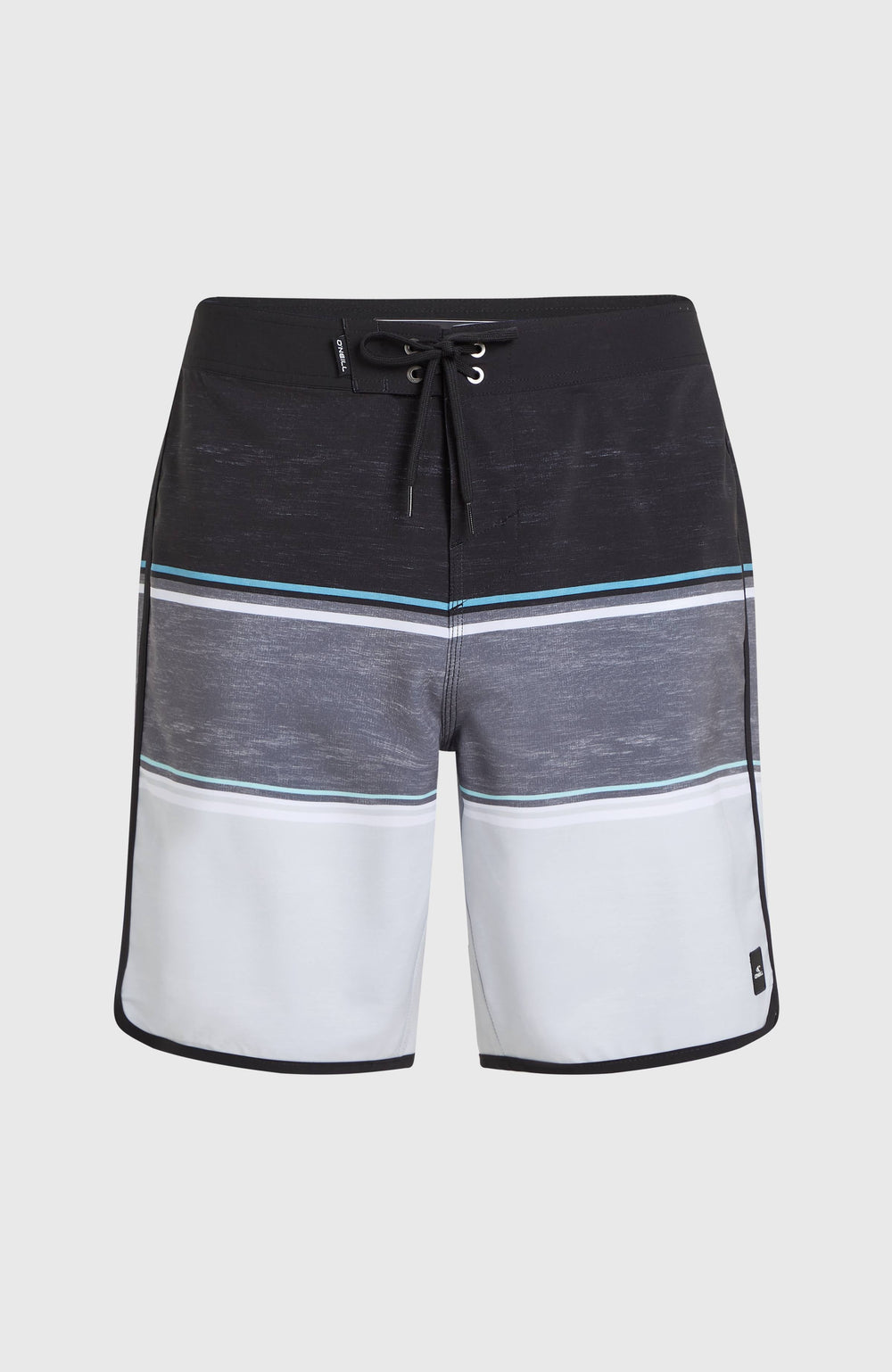 Lennox Scallop 19'' Boardshorts Men - Black Out Colour Block