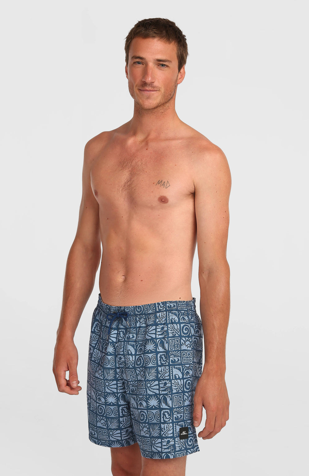 O'Neill Print 16'' Swimshorts Men - Dark Blue Bricks