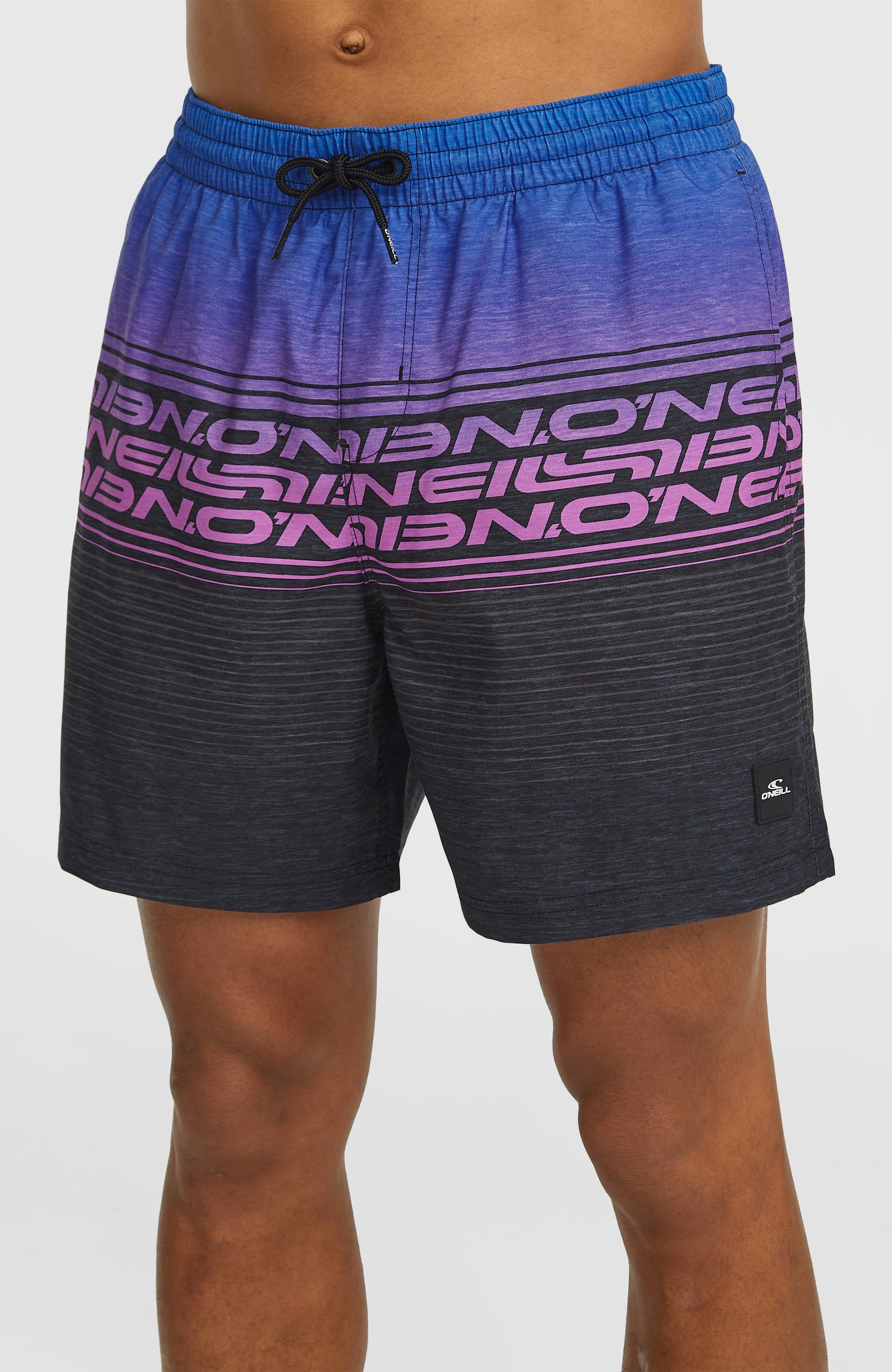Logo Stripe 16'' Swimshorts Men - Blue Heritage O'Neill Stripe