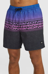 Logo Stripe 16'' Swimshorts Men - Blue Heritage O'Neill Stripe