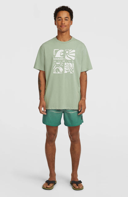 O'Neill First 15'' Swimshorts Men - Green Heritage O'Neill Flip