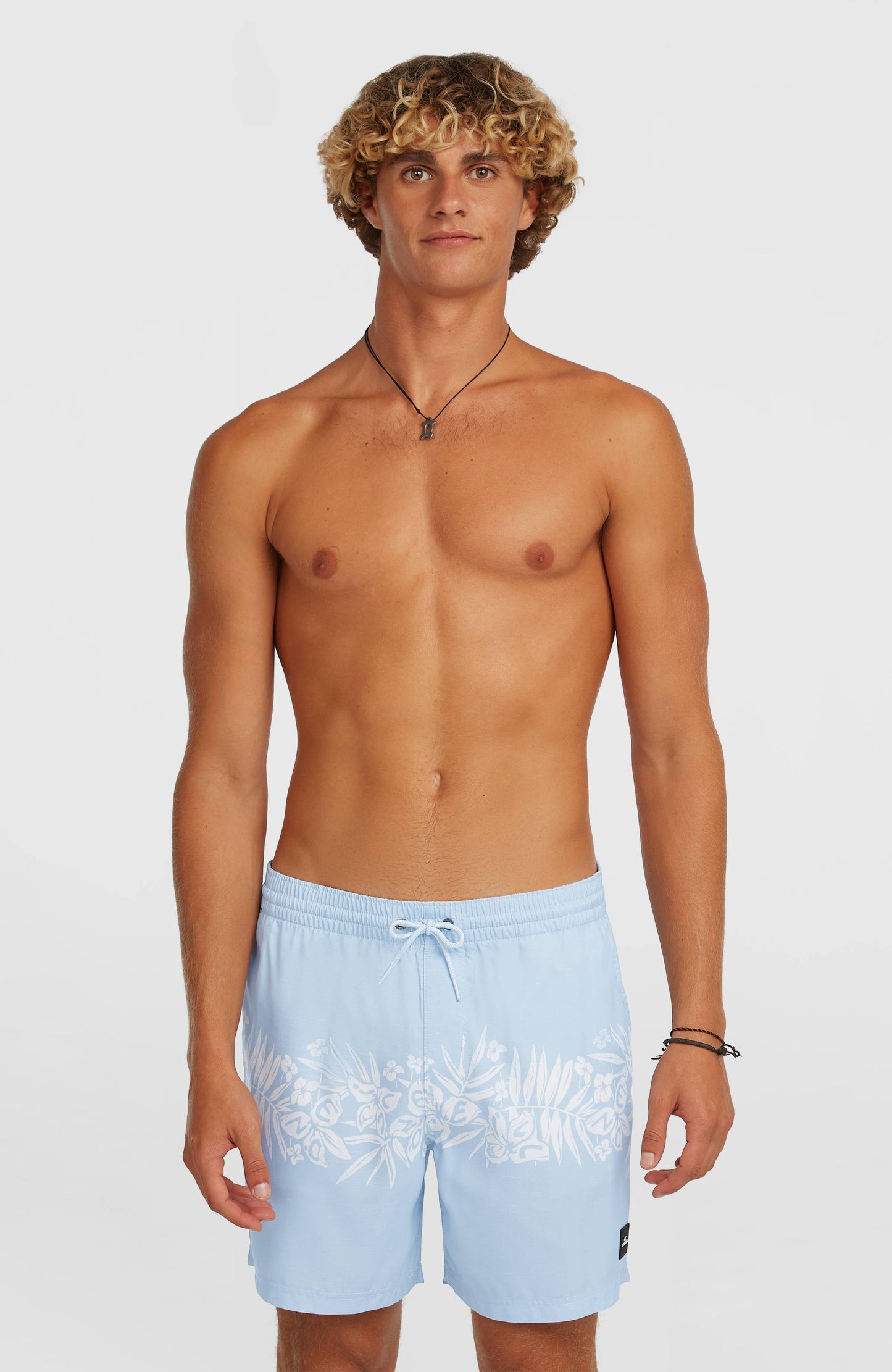 O'Neill Uni Flower 16'' Swimshorts Men - Light Blue Tropical Stripe