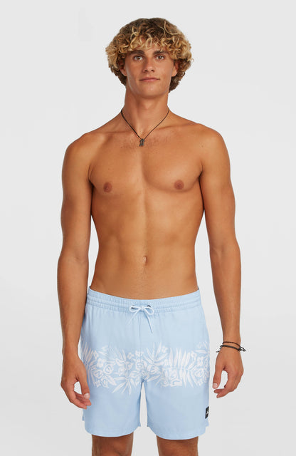 O'Neill Uni Flower 16'' Swimshorts Men - Light Blue Tropical Stripe
