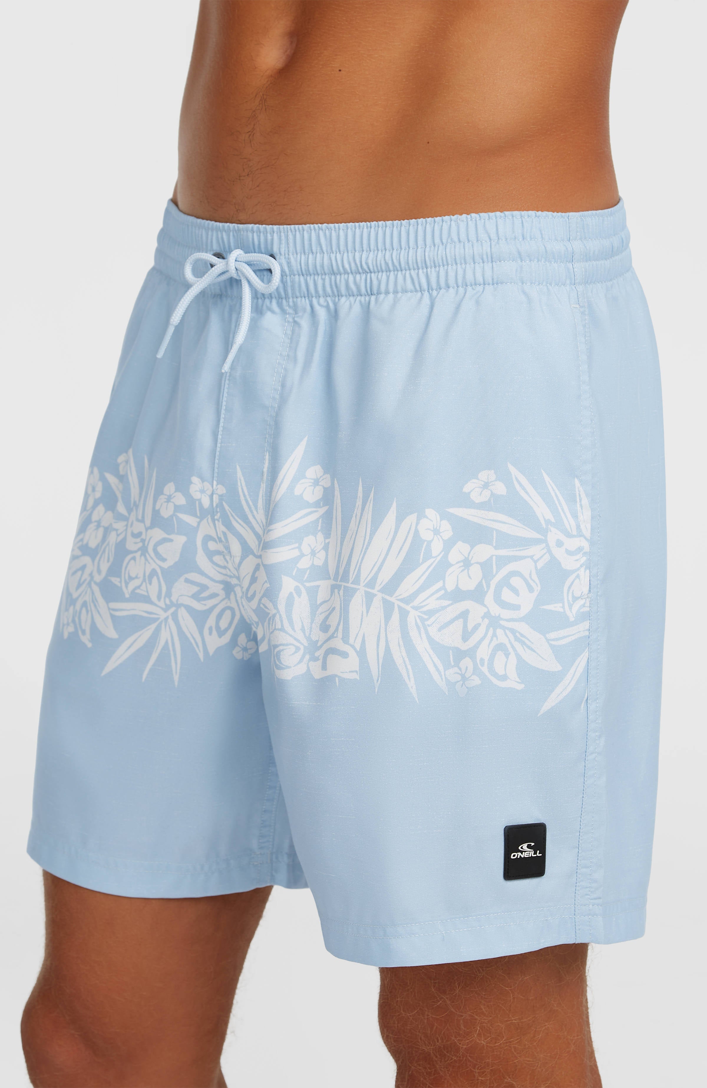 O'Neill Uni Flower 16'' Swimshorts Men - Light Blue Tropical Stripe