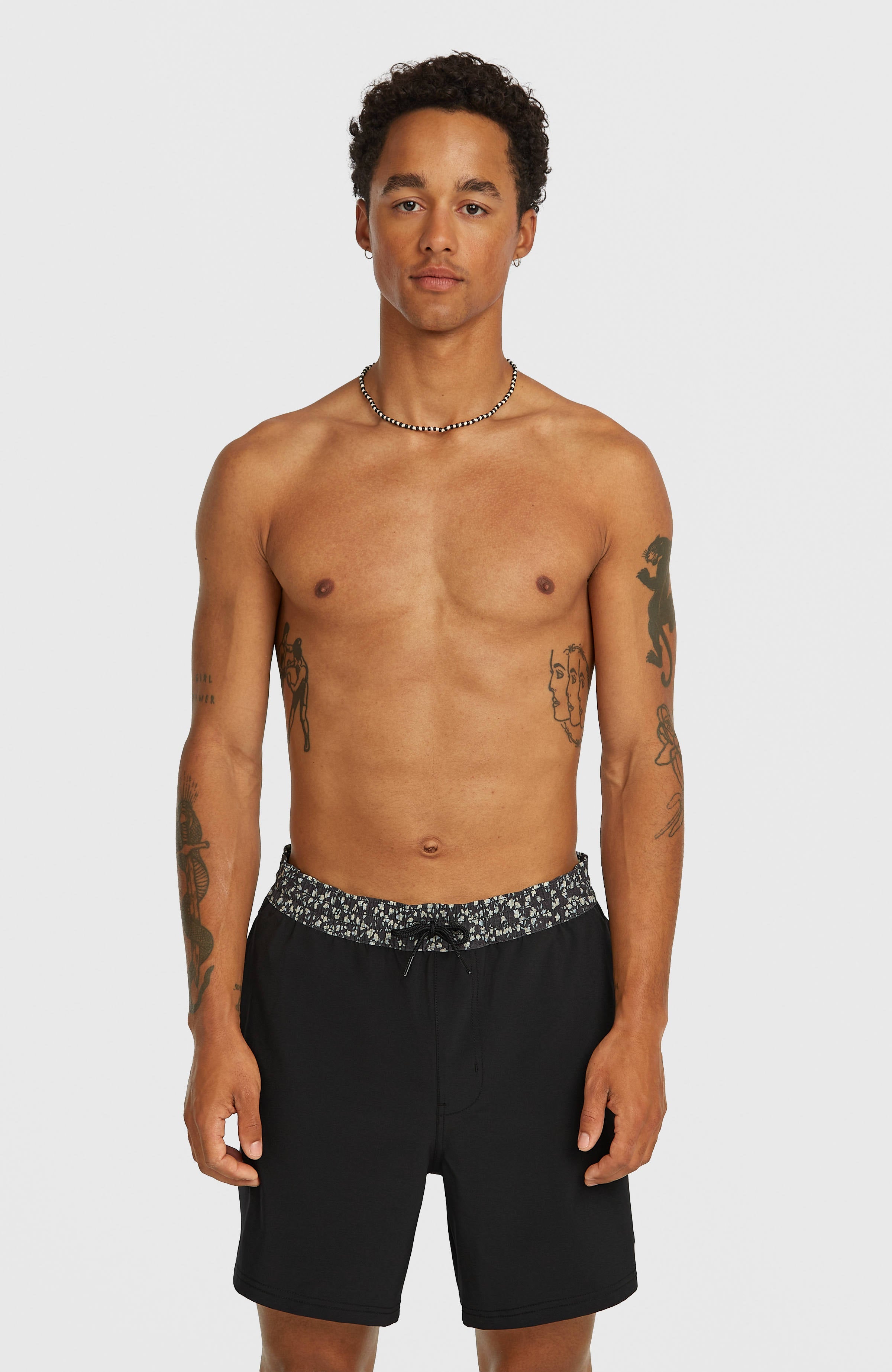 Pocket Print 16'' Swimshorts Men - Black Out