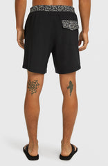 Pocket Print 16'' Swimshorts Men - Black Out