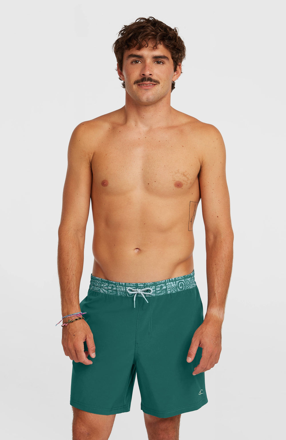 Pocket Print 16'' Swimshorts Men - Botanical Heat