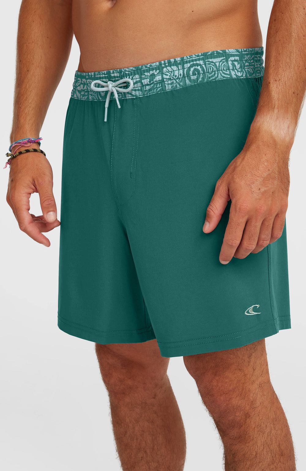 Pocket Print 16'' Swimshorts Men - Botanical Heat