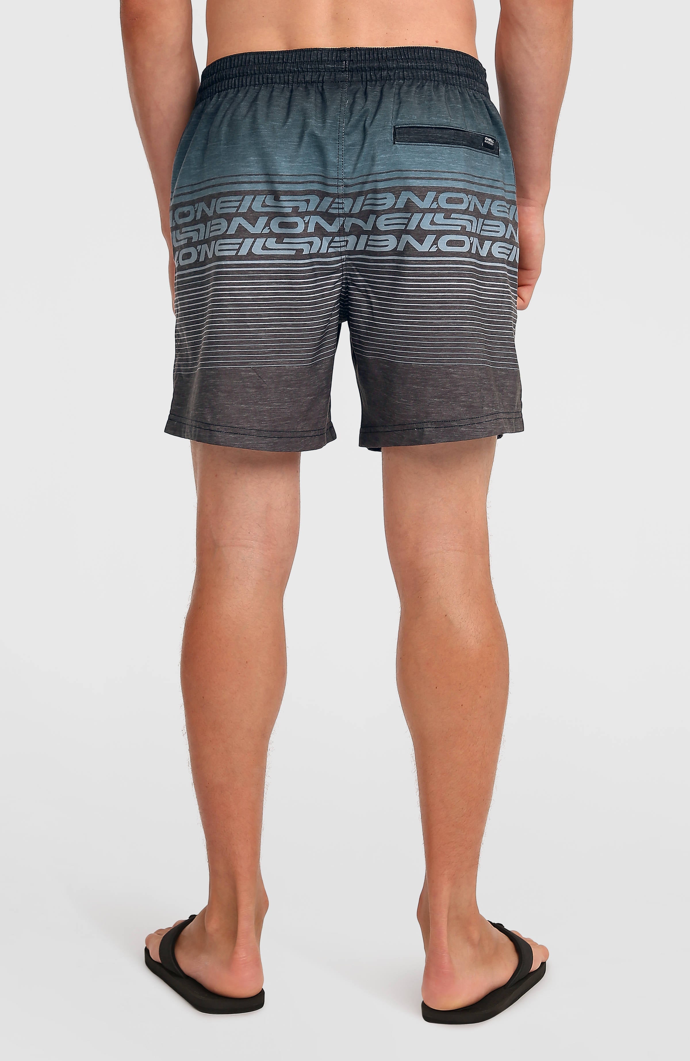 Logo Stripe 16'' Swimshorts Men - Black Out Heritage O'Neill Stripe
