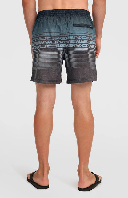Logo Stripe 16'' Swimshorts Men - Black Out Heritage O'Neill Stripe