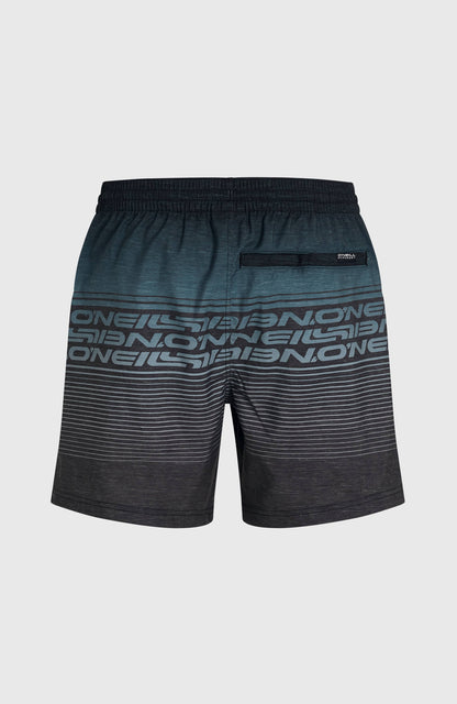 Logo Stripe 16'' Swimshorts Men - Black Out Heritage O'Neill Stripe