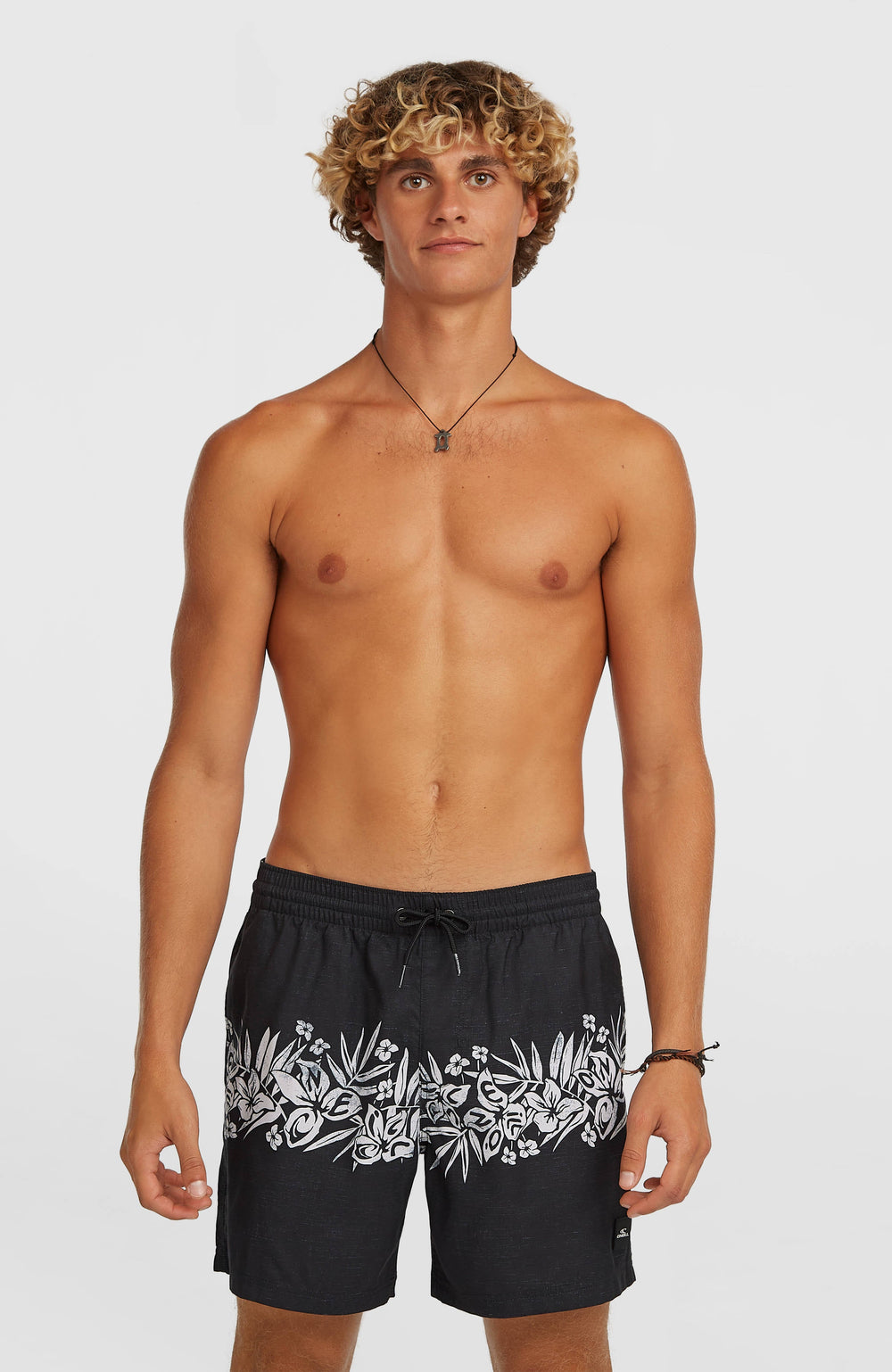 O'Neill Uni Flower 16'' Swimshorts Men - Black Tropical Stripe
