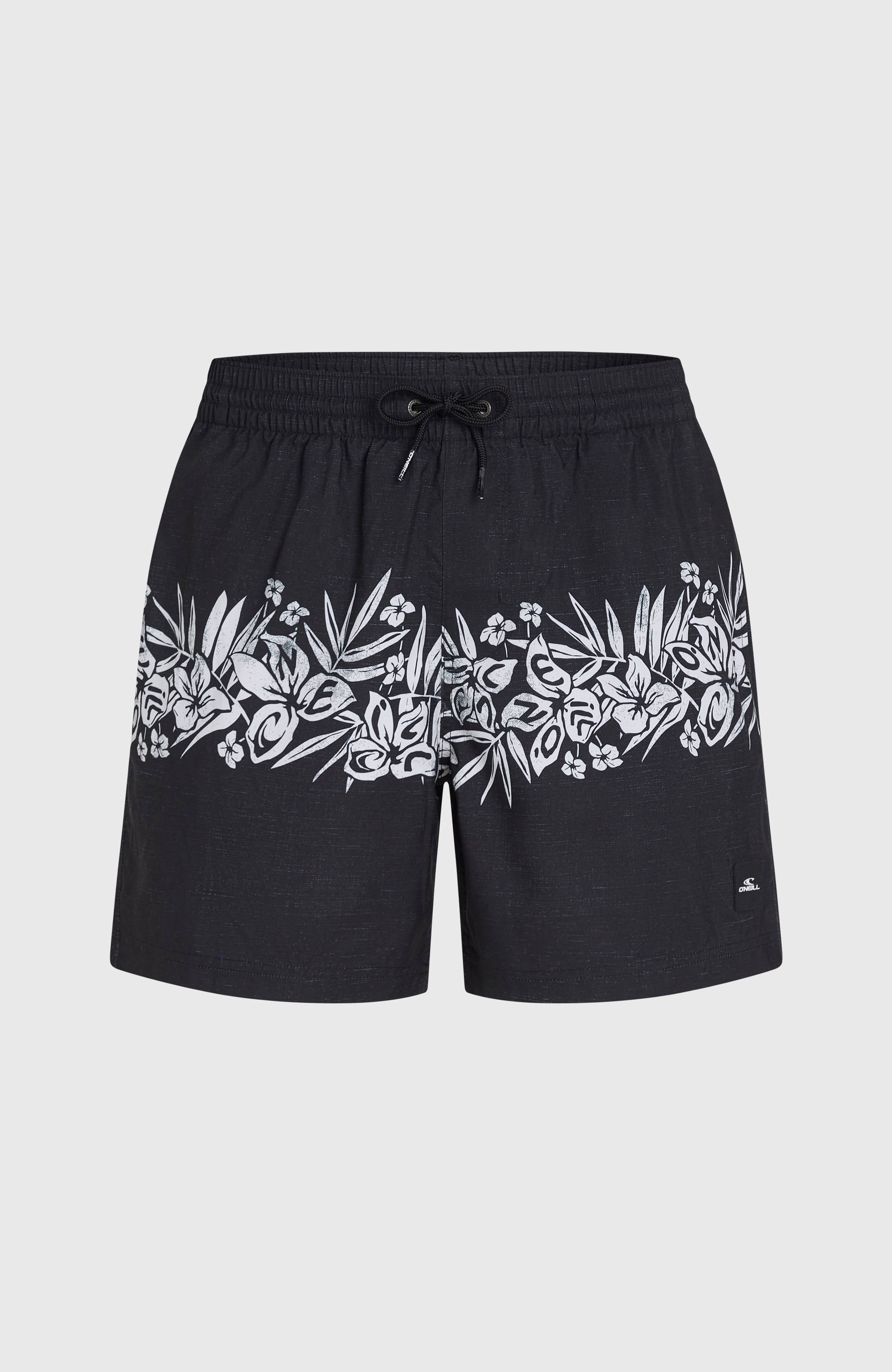 O'Neill Uni Flower 16'' Swimshorts Men - Black Tropical Stripe