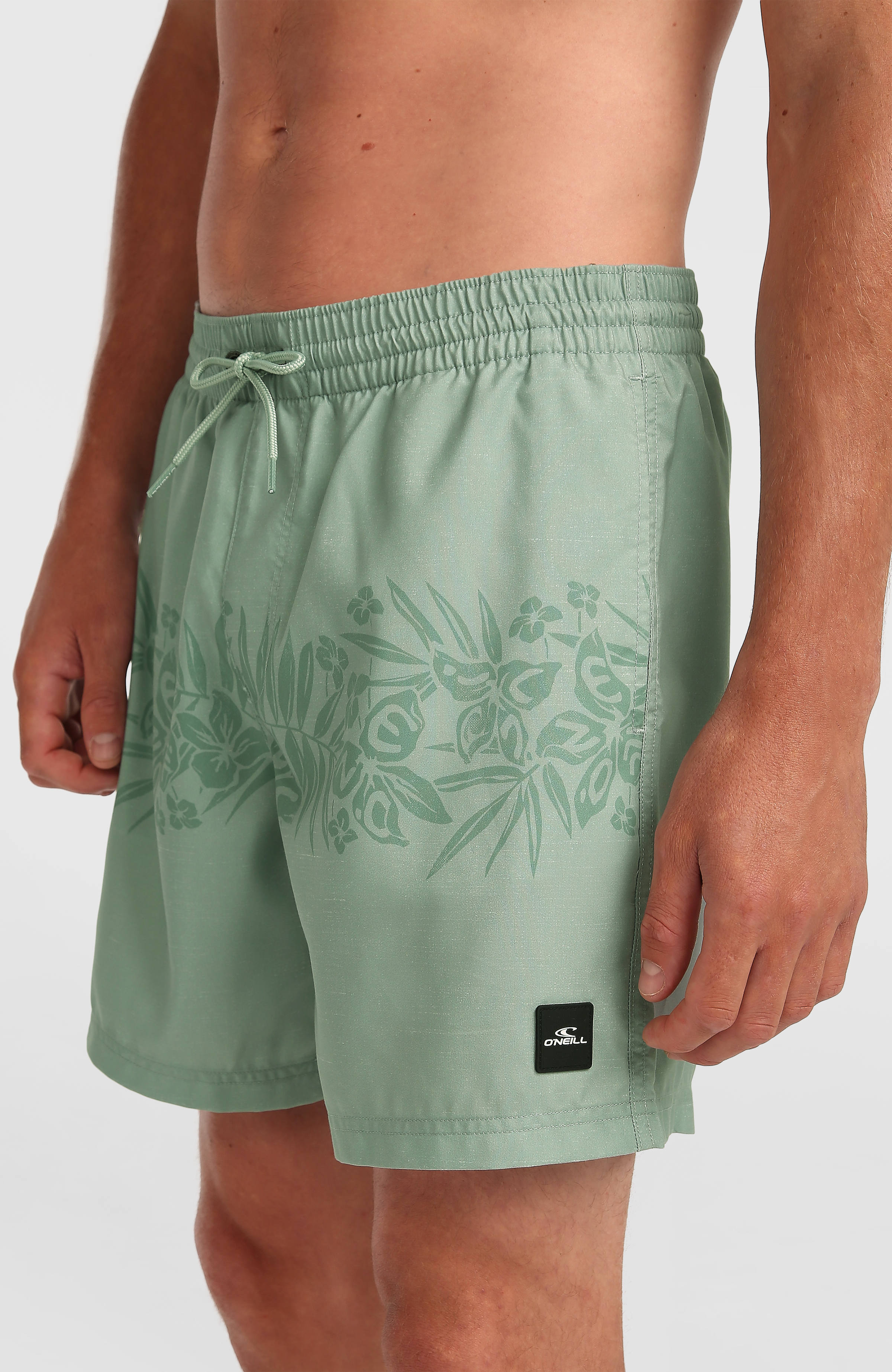 O'Neill Uni Flower 16'' Swimshorts Men - Green Tropical Stripe