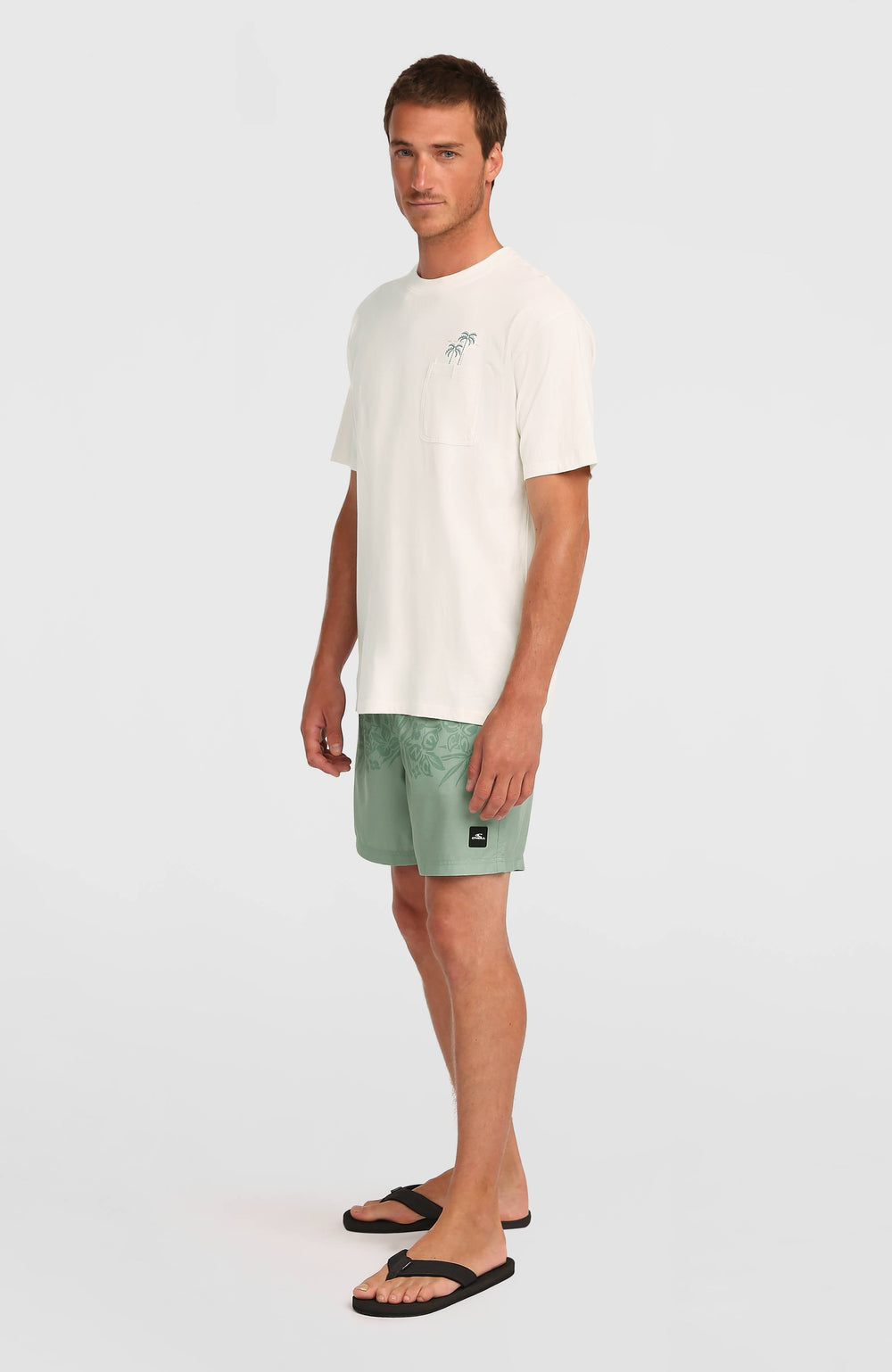 O'Neill Uni Flower 16'' Swimshorts Men - Green Tropical Stripe