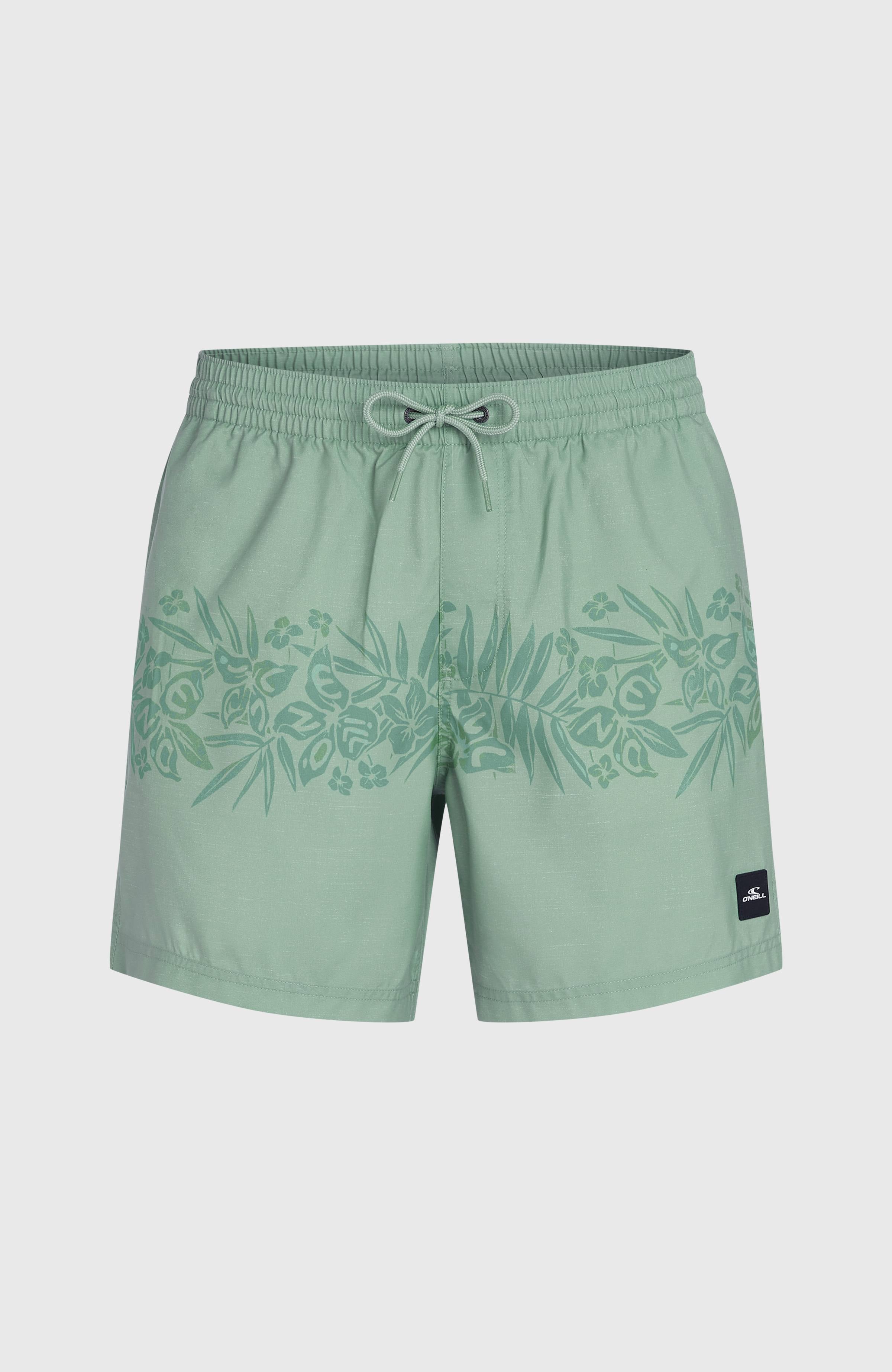 O'Neill Uni Flower 16'' Swimshorts Men - Green Tropical Stripe