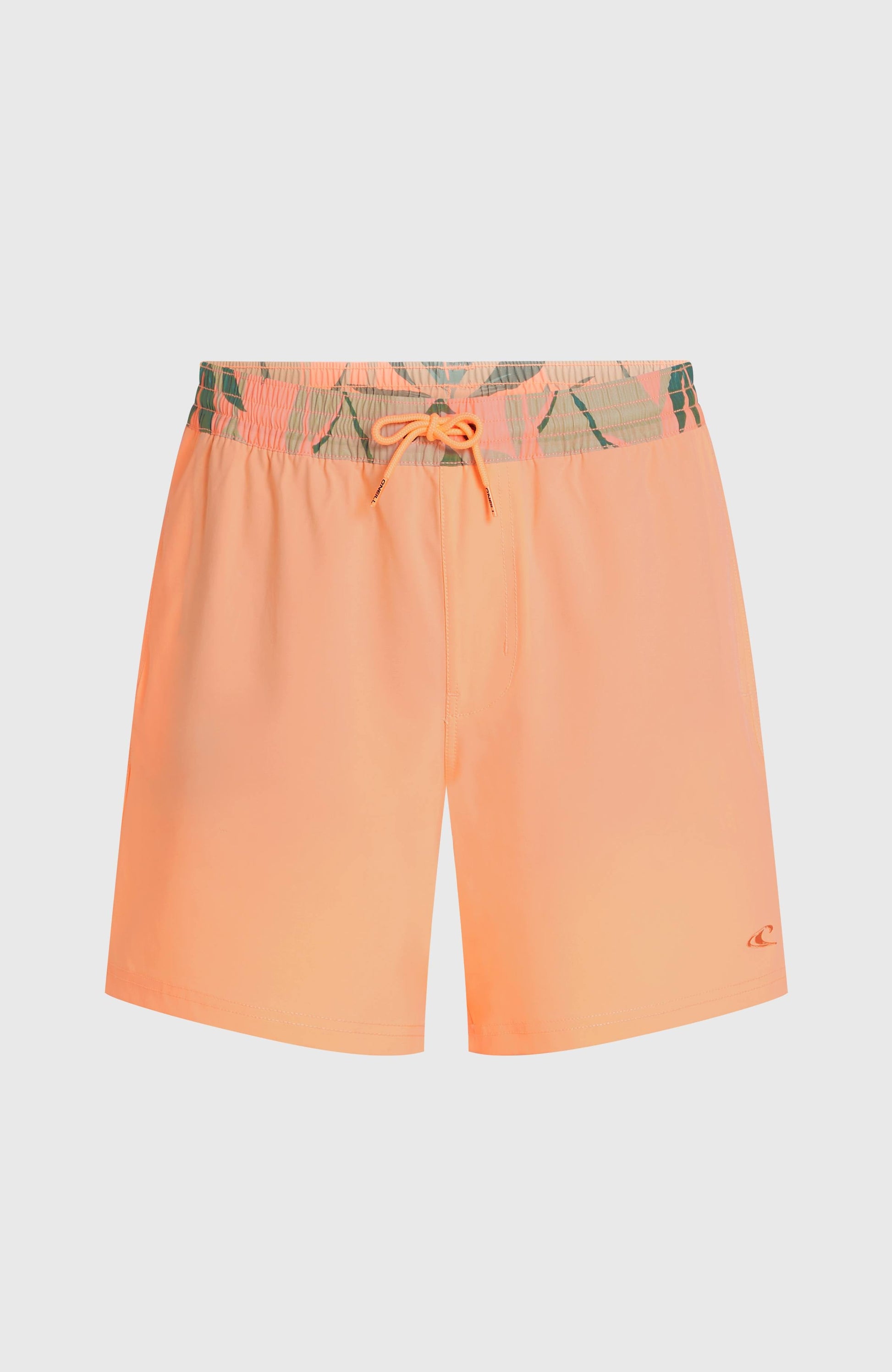 Pocket Print 16'' Swimshorts Men - Funky Peach