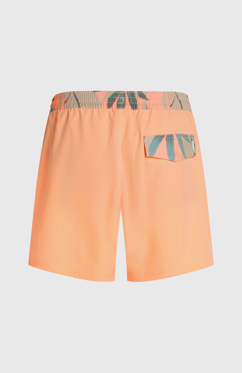 Pocket Print 16'' Swimshorts Men - Funky Peach