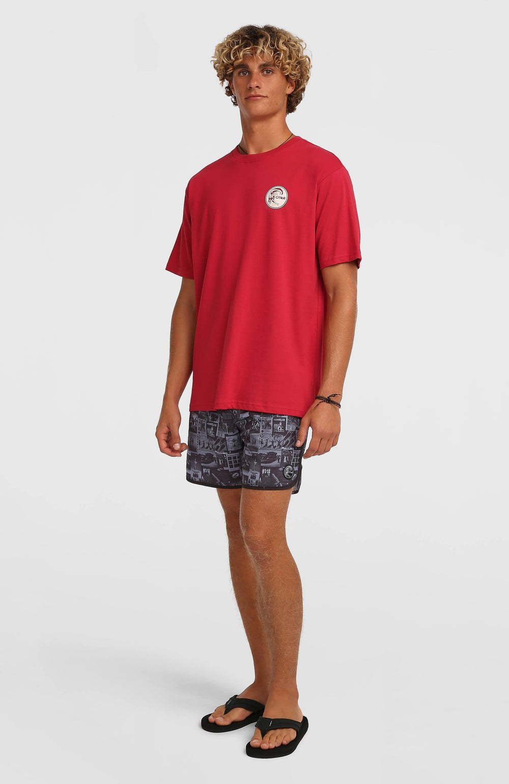 O'Riginals Scallop 16'' Swimshorts Men - Black Out Heritage AOP
