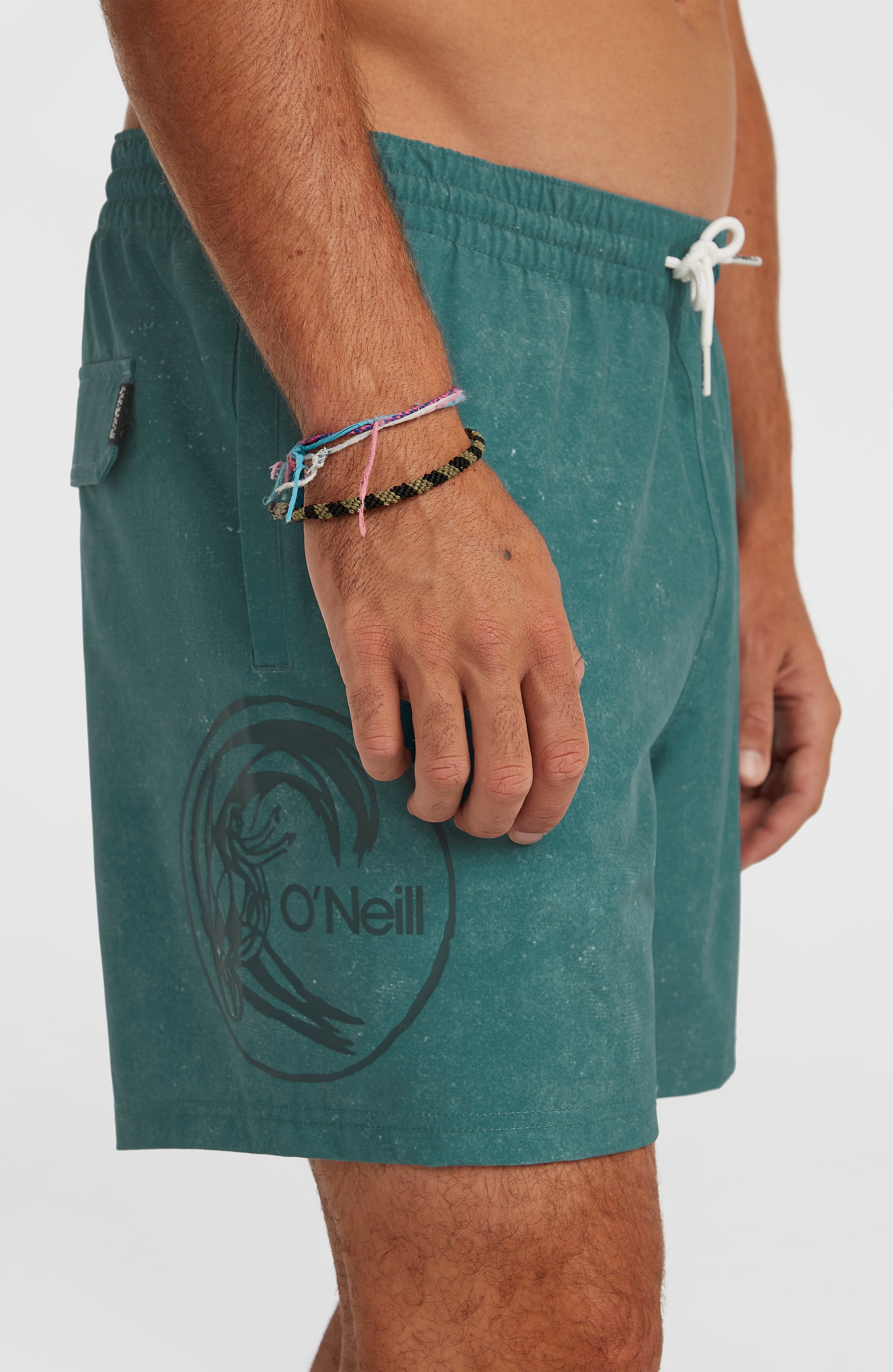 O'Riginals Cali Ocean 16'' Swimshorts Men - Green Originals Acid Wash
