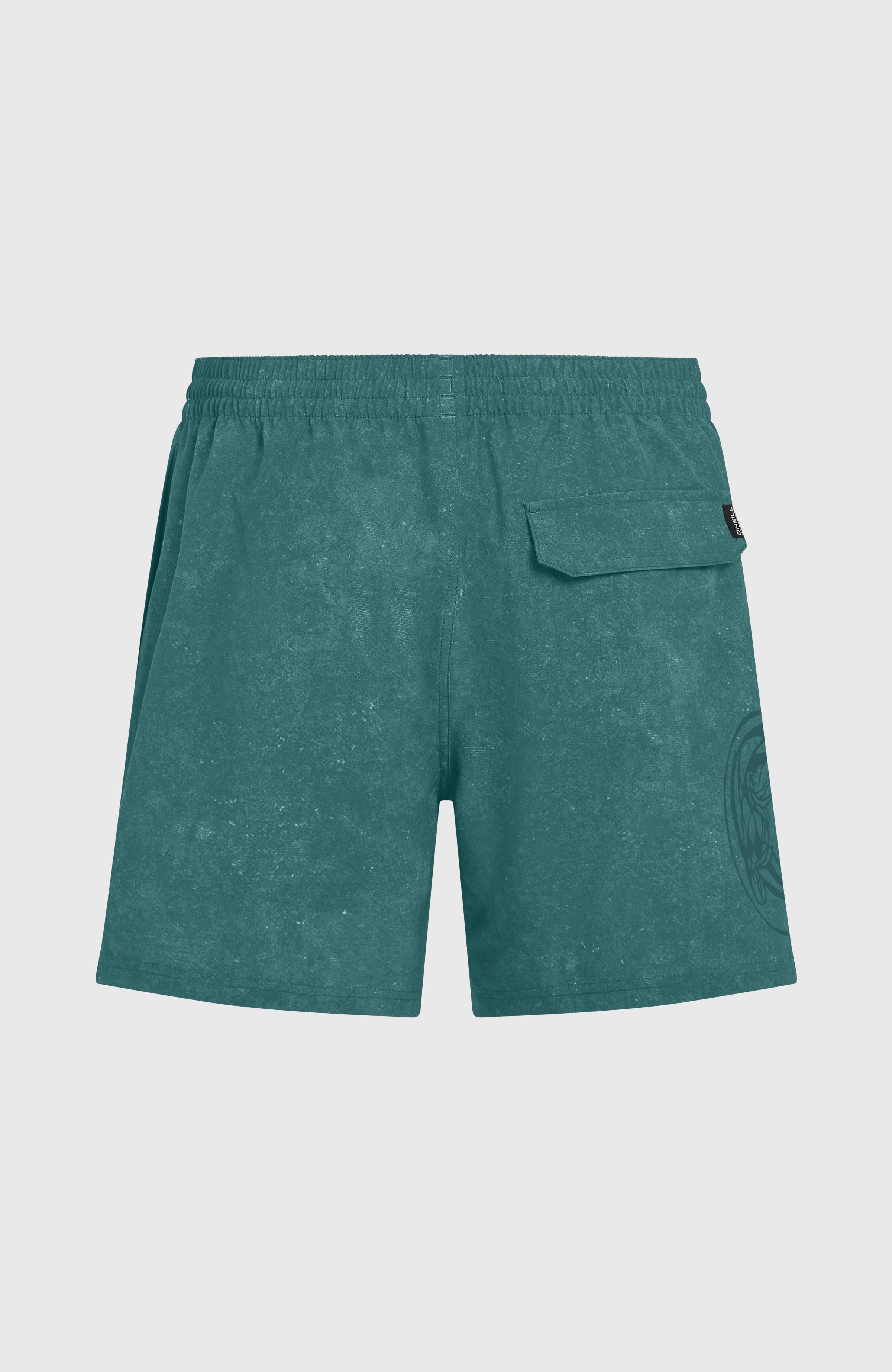 O'Riginals Cali Ocean 16'' Swimshorts Men - Green Originals Acid Wash
