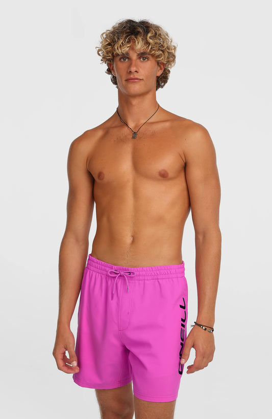 O'Neill Logo 16'' Swimshorts Men - Electric Fuschia