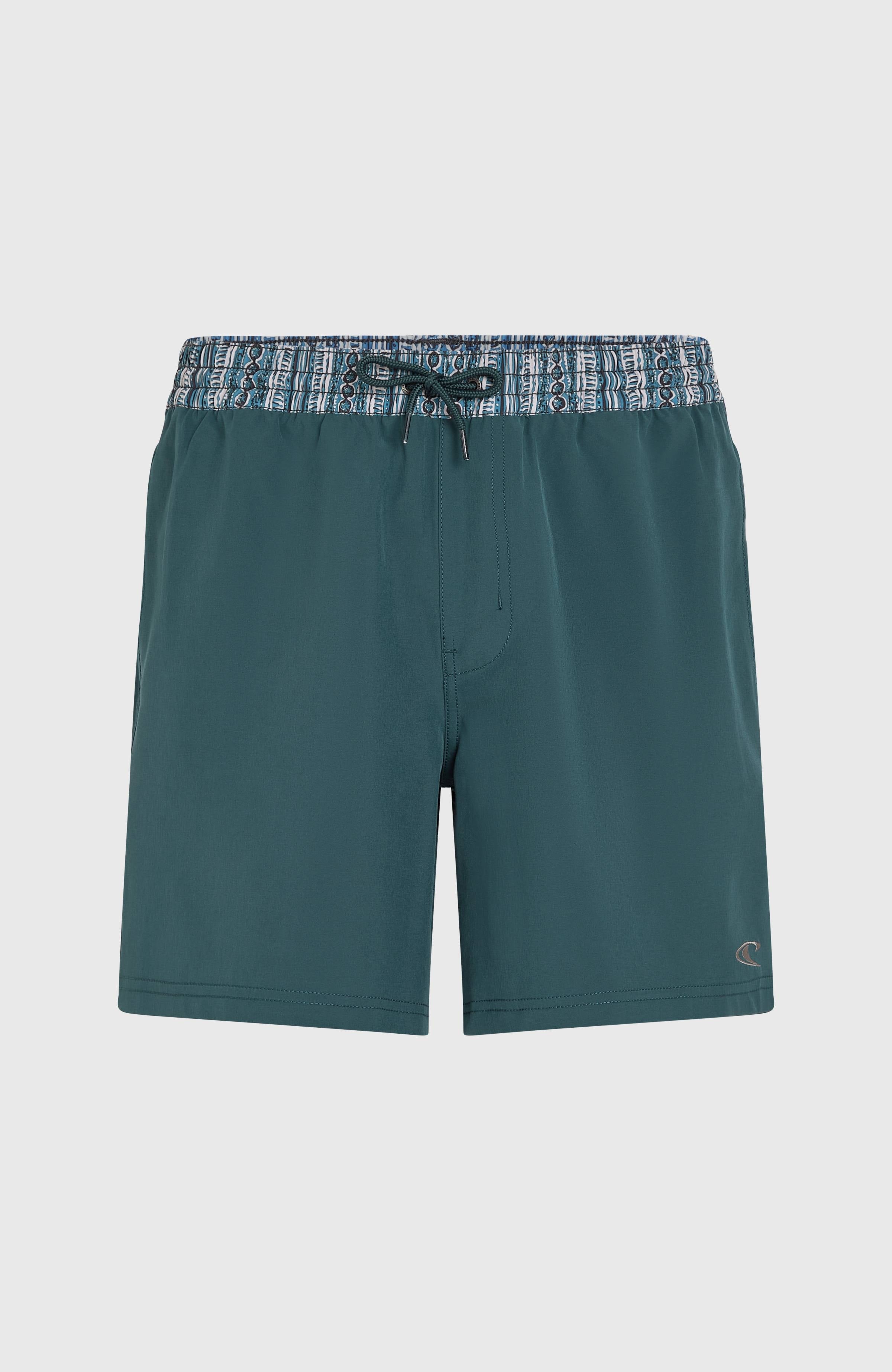 Pocket Print 16'' Swim Shorts Men - Alma Steel