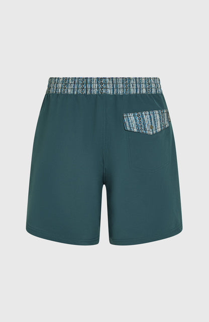Pocket Print 16'' Swim Shorts Men - Alma Steel