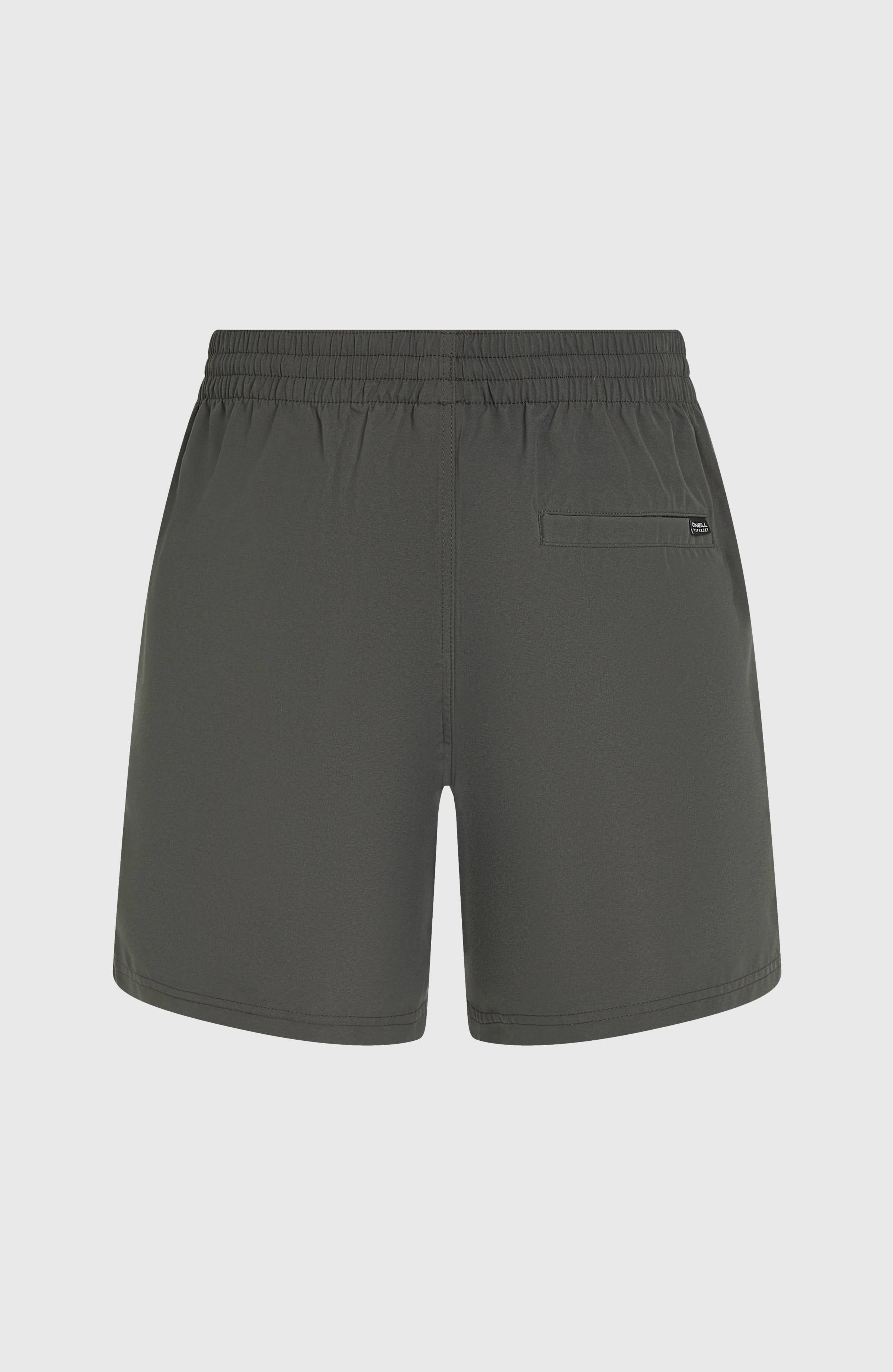 Cali Block 15'' Swim Shorts Men - Green Dusty Flower