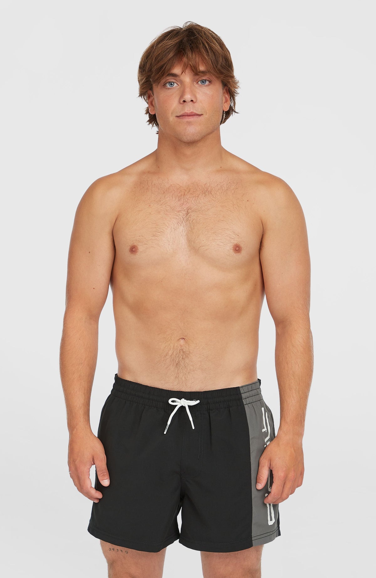 Retro 14'' Swim Shorts Men - Black Out Colour Block