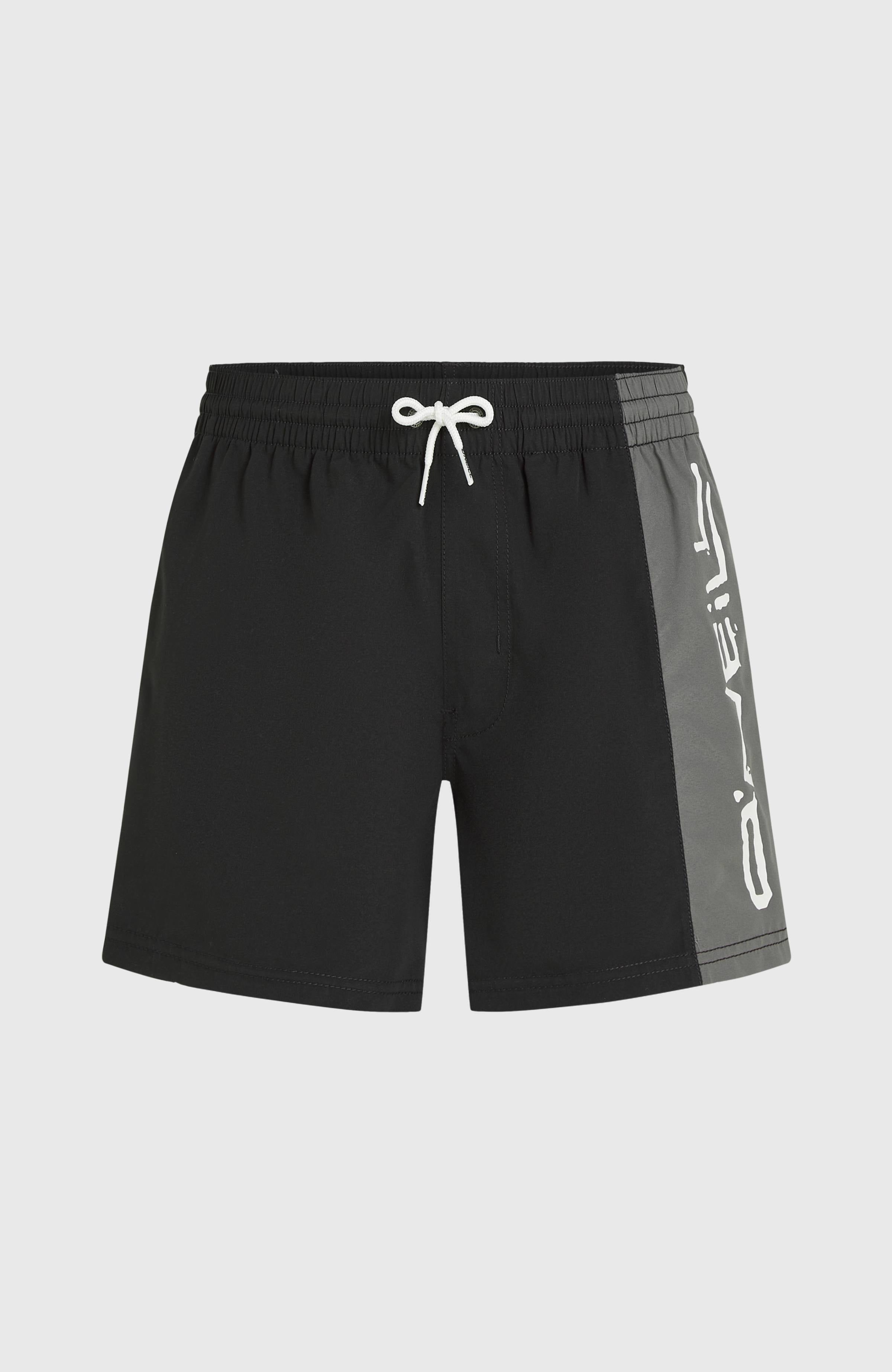 Retro 14'' Swim Shorts Men - Black Out Colour Block