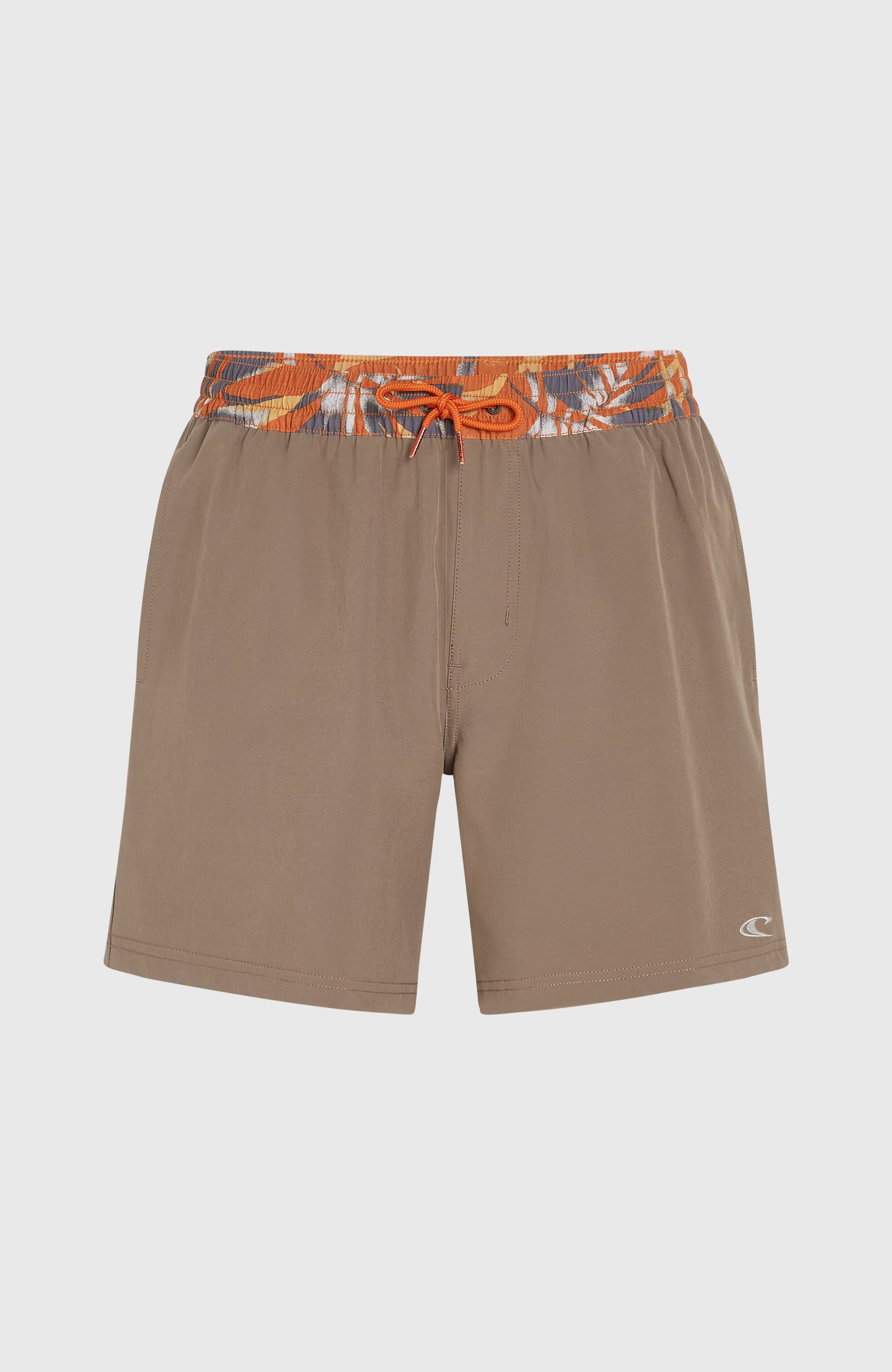 Pocket Print 16'' Swim Shorts Men - Pure Cashmere