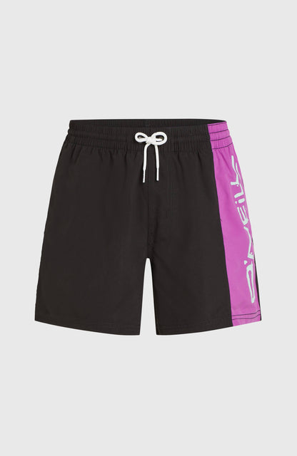 Retro 14'' Swim Shorts Men - Digitalis Colour Block