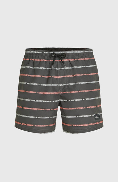 Cali First 15'' Swim Shorts Men - Grey O'Neill Stripe