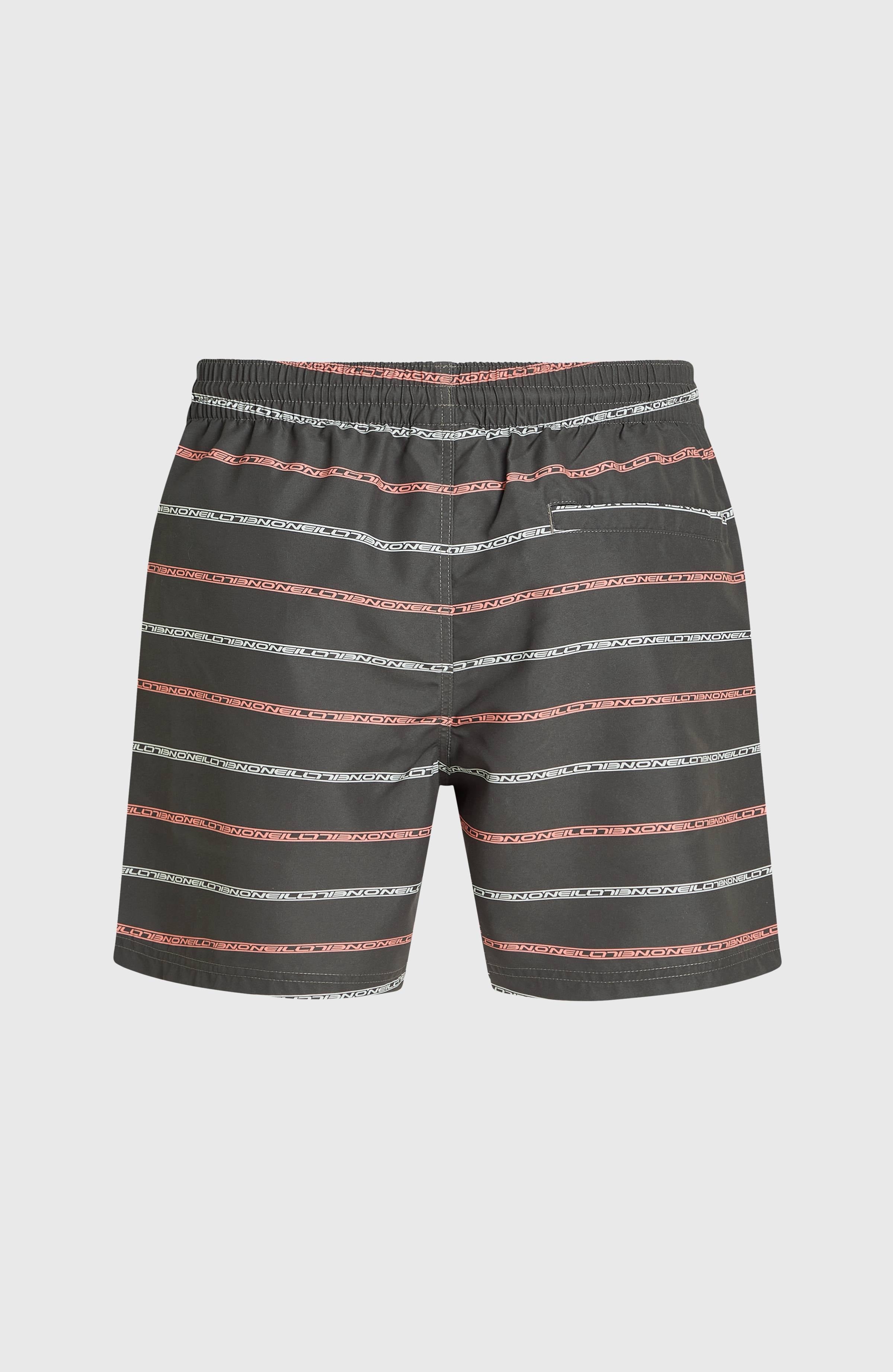 Cali First 15'' Swim Shorts Men - Grey O'Neill Stripe