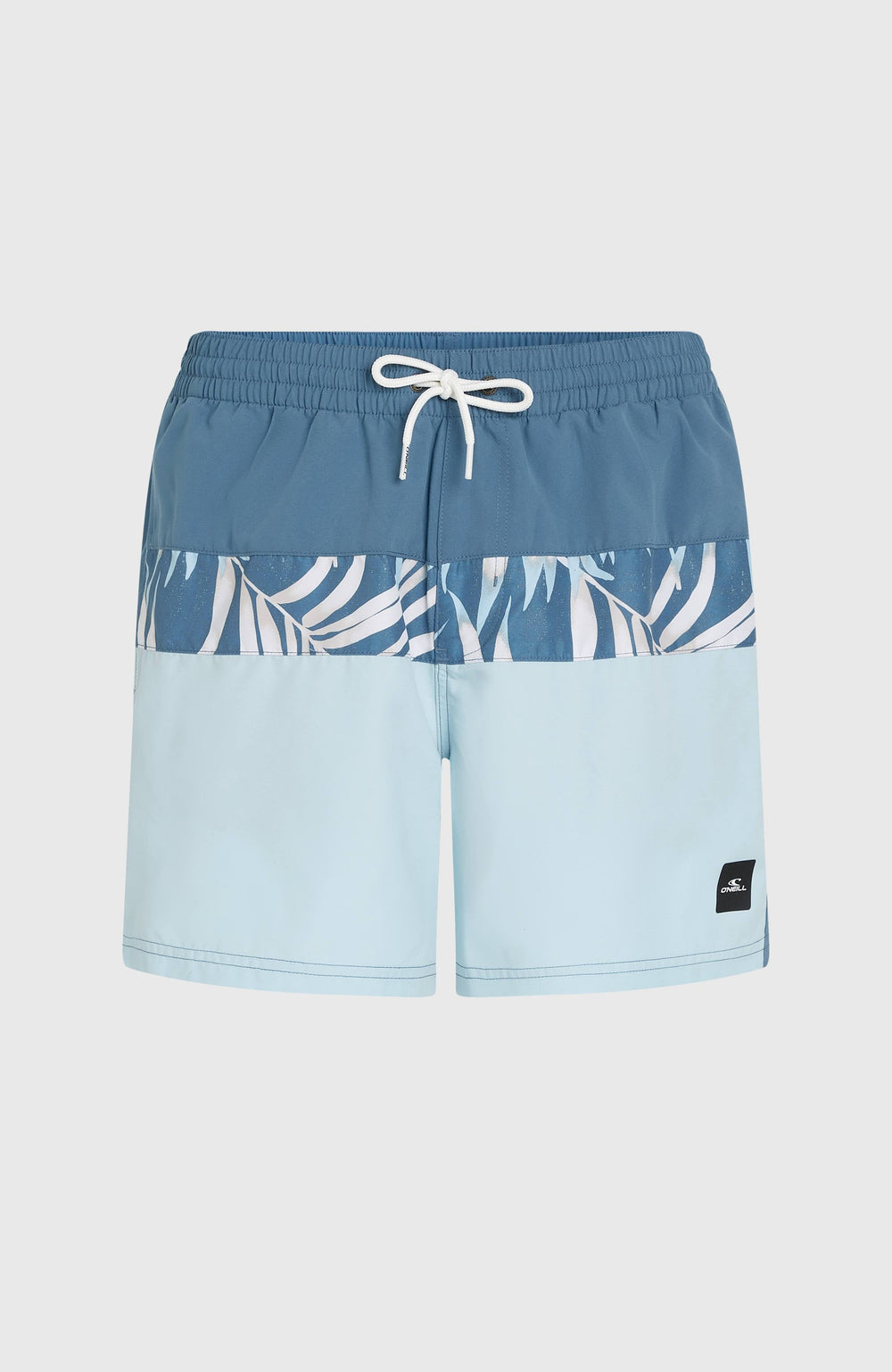 Cali Block 15'' Swim Shorts Men - Blue Dipped Leaves