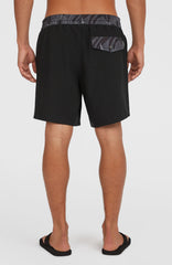 Pocket Print 16'' Swim Shorts Men - Black Out
