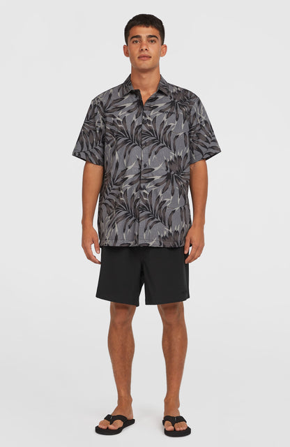 Pocket Print 16'' Swim Shorts Men - Black Out
