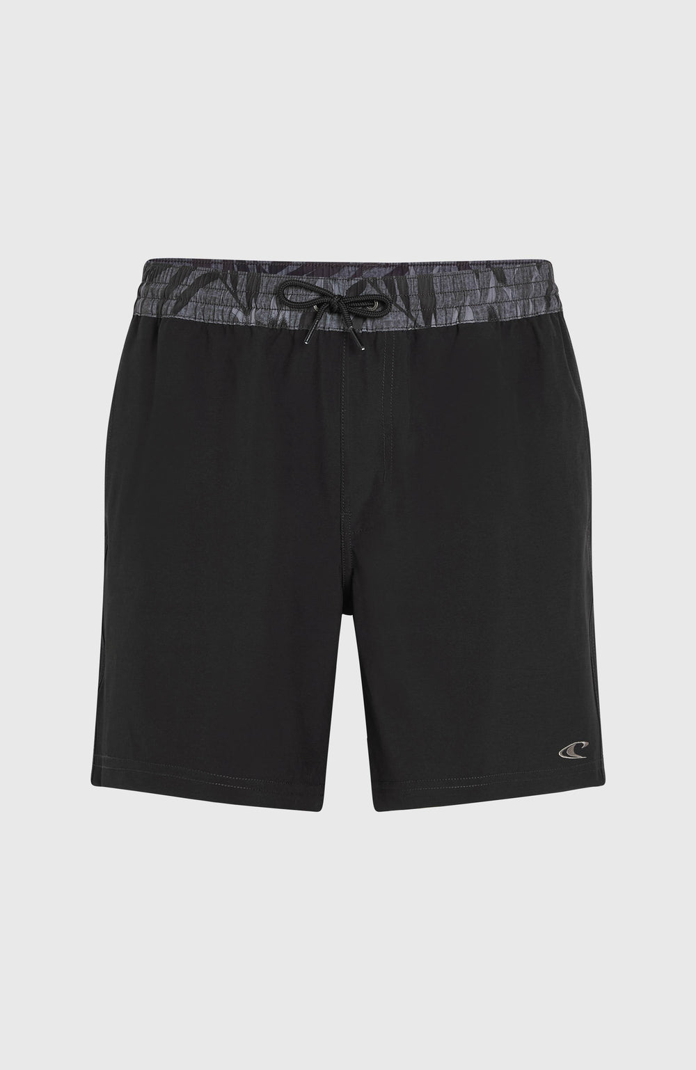 Pocket Print 16'' Swim Shorts Men - Black Out