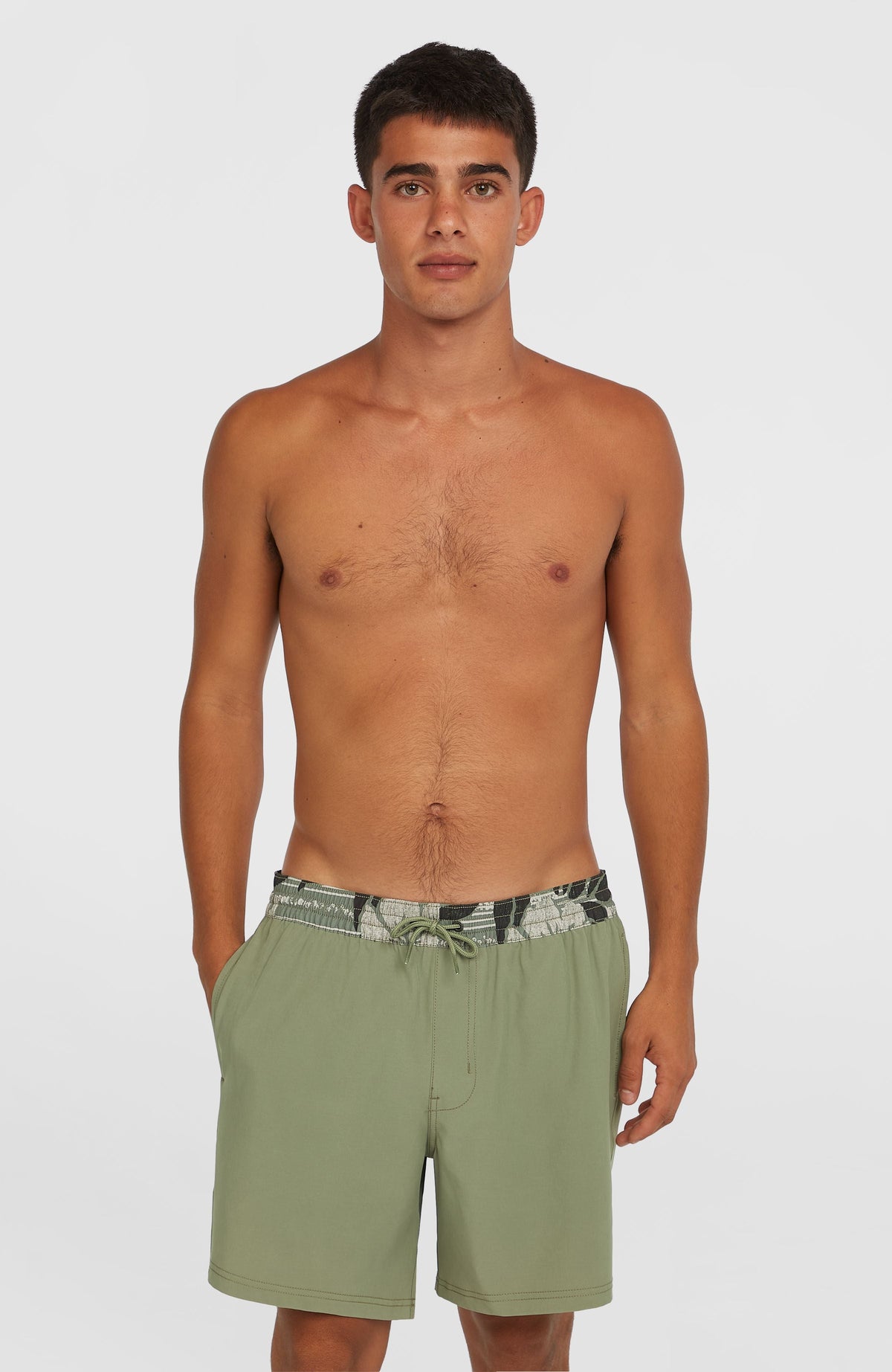 Pocket Print 16'' Swim Shorts Men - Avery Fern