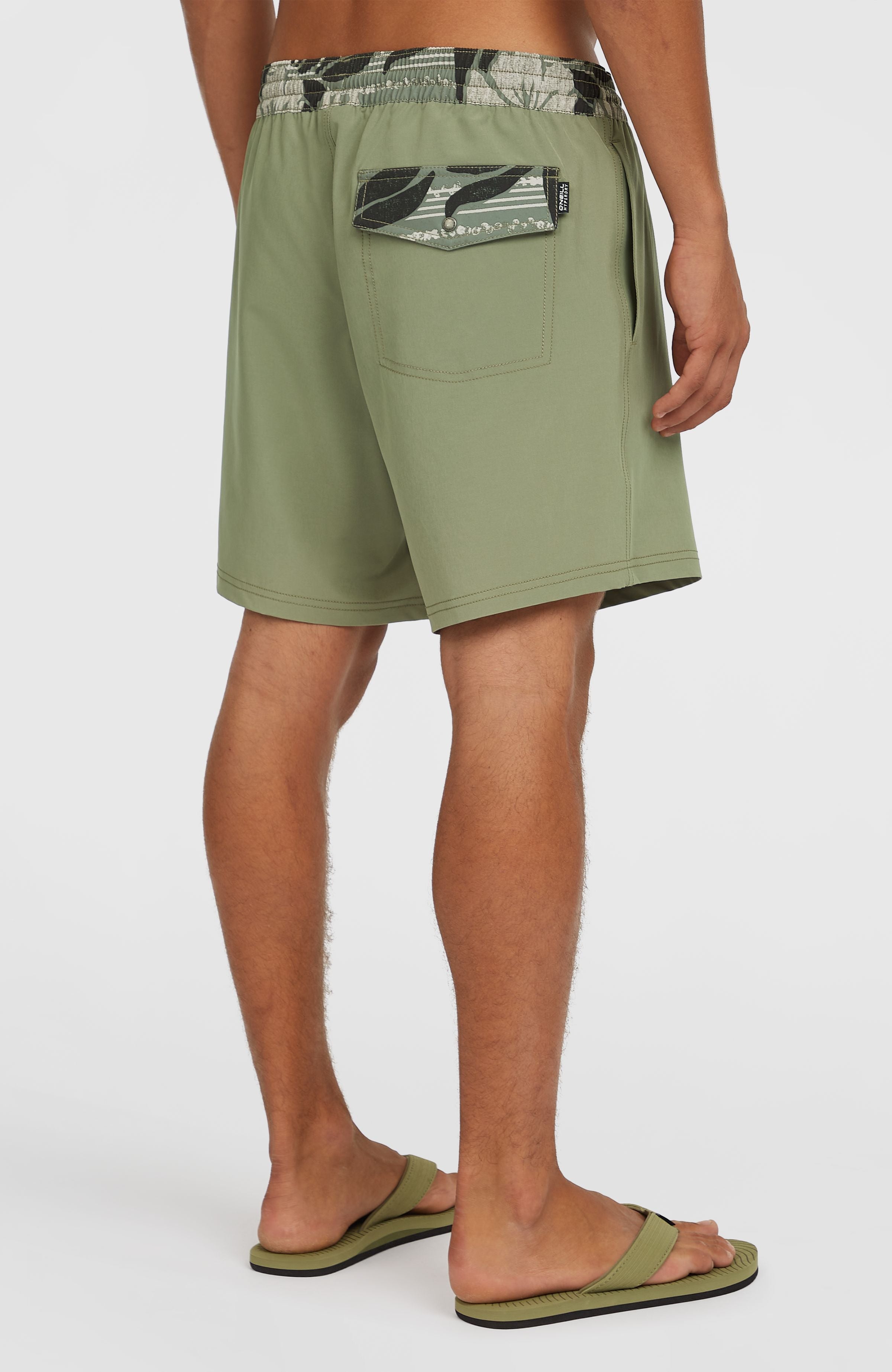 Pocket Print 16'' Swim Shorts Men - Avery Fern