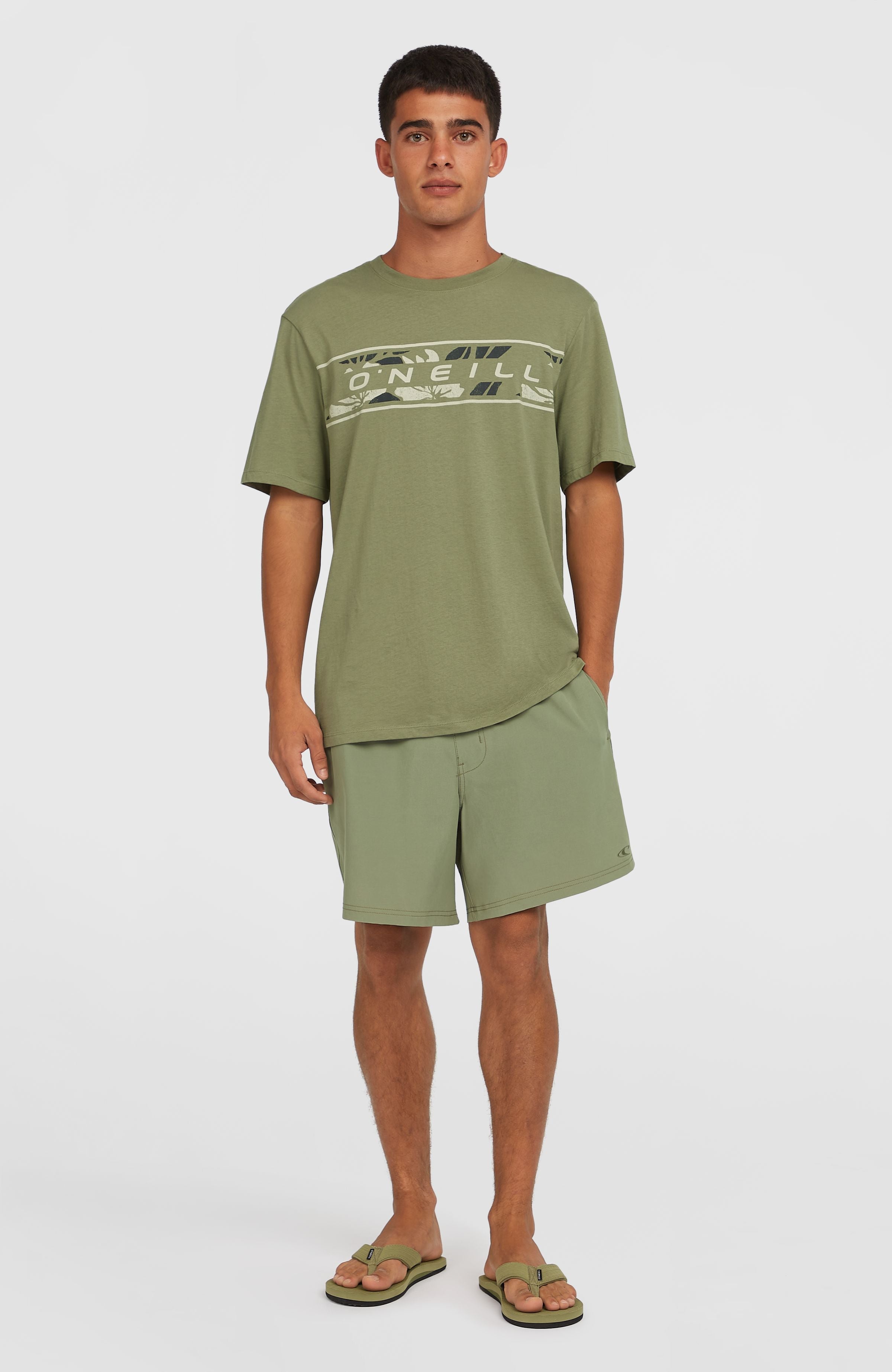 Pocket Print 16'' Swim Shorts Men - Avery Fern