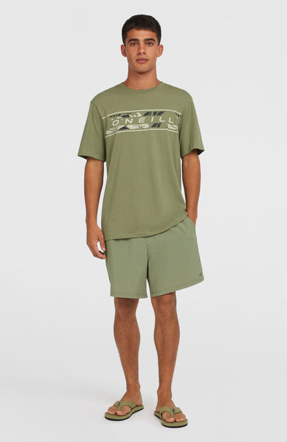 Pocket Print 16'' Swim Shorts Men - Avery Fern