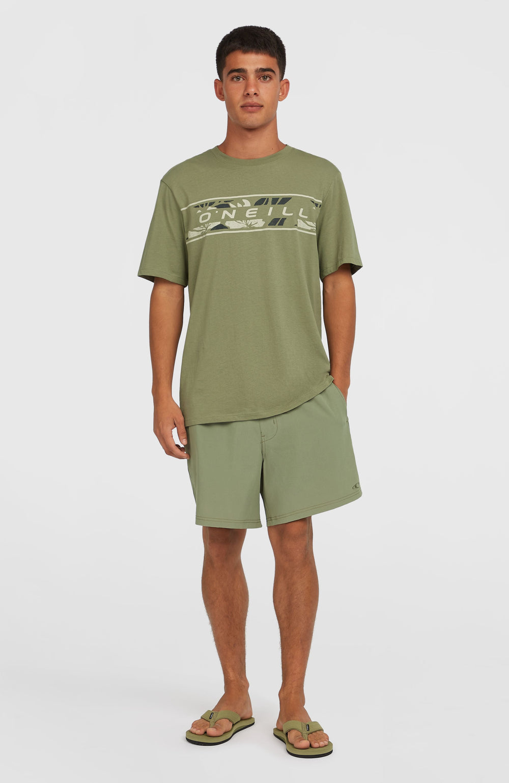 Pocket Print 16'' Swim Shorts Men - Avery Fern
