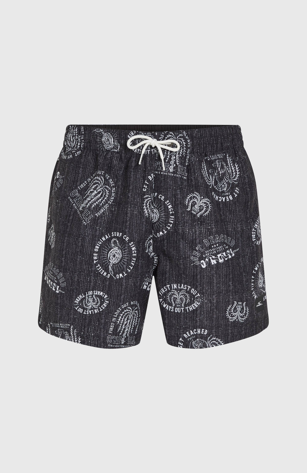 Cali Print 15'' Swim Shorts Men - Black Mystical