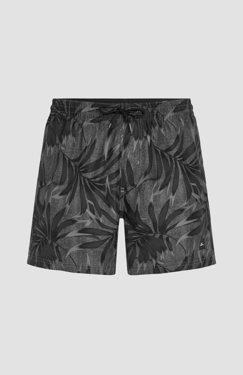 Cali Floral 16'' Swim Shorts Men - Black Dipped Leaves