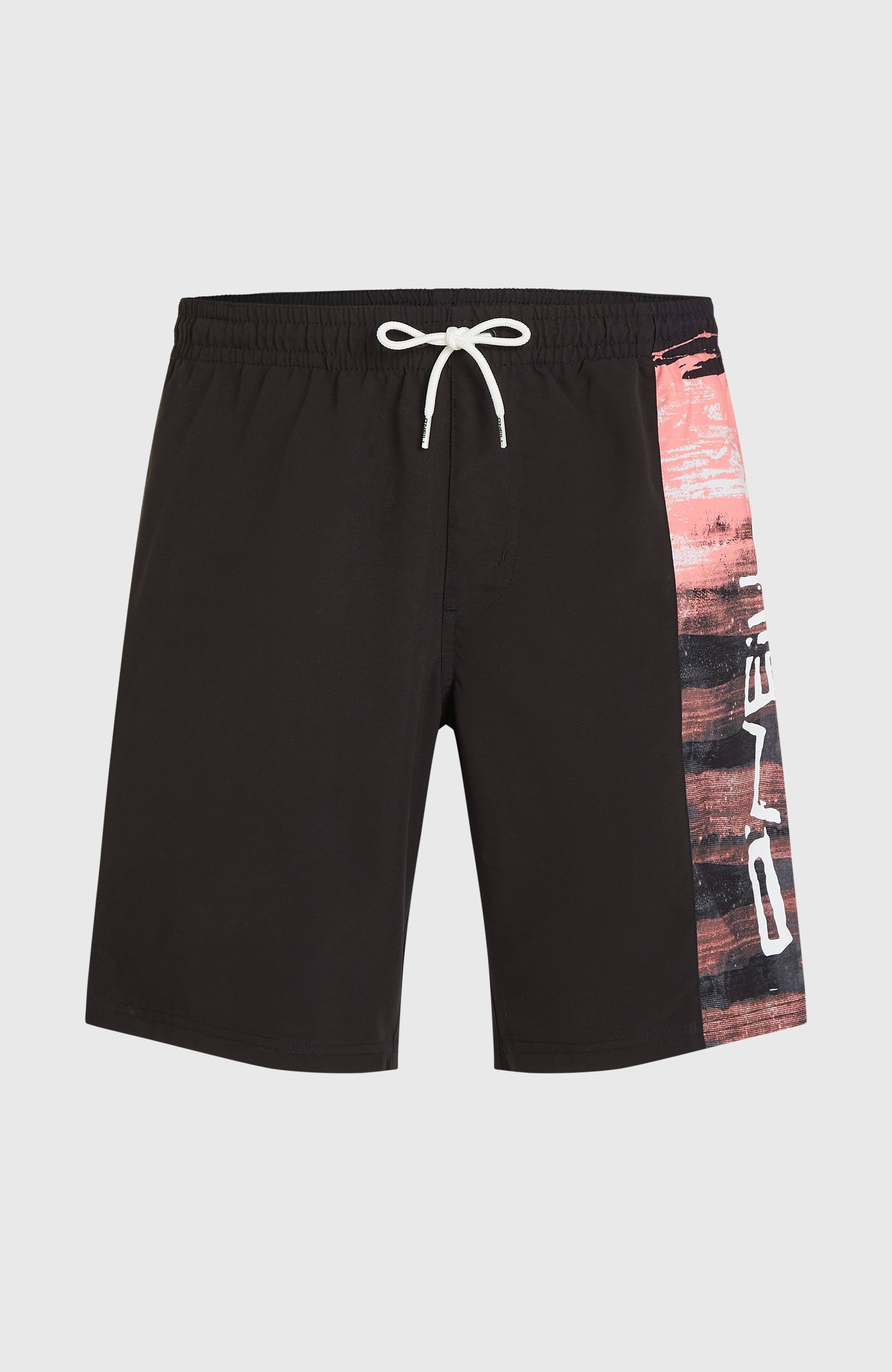 Retro 19'' Swim Shorts Men - Coral Melted Texture