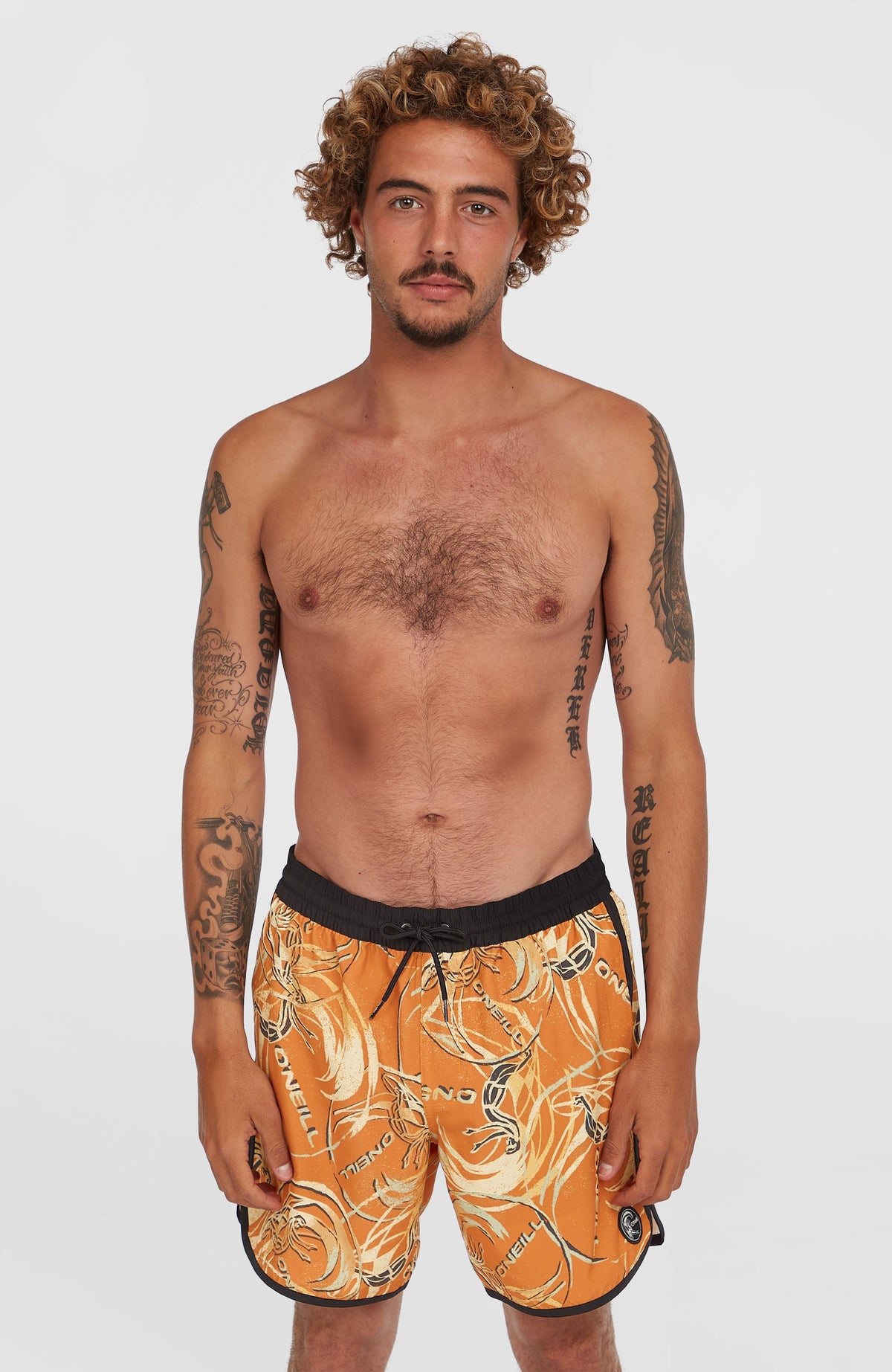 O'Riginals Scallop 16'' Swim Shorts Men - Orange Originals