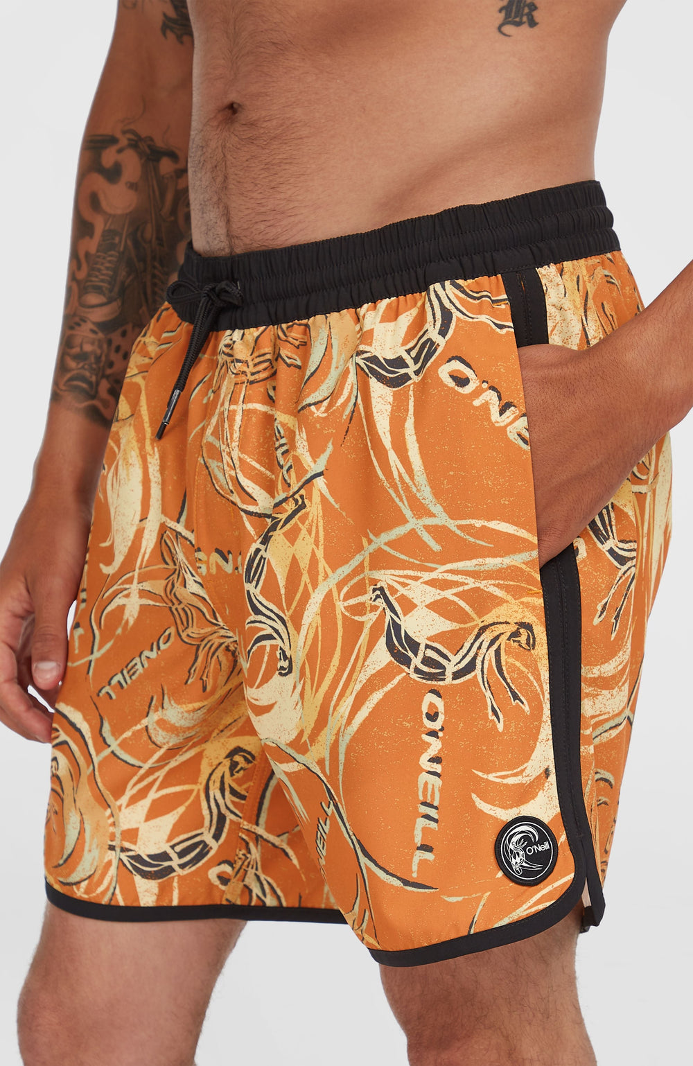 O'Riginals Scallop 16'' Swim Shorts Men - Orange Originals